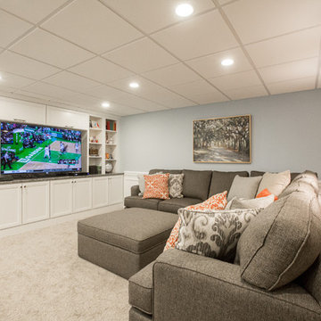 Family Game Day Basement in Lansdale, PA