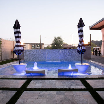 Spool with water feature