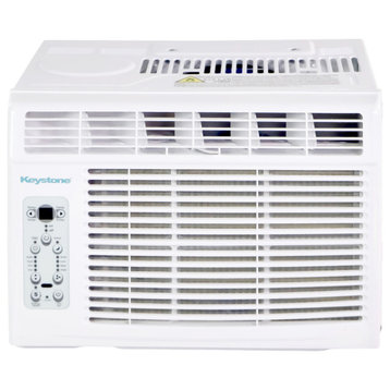 8,000 BTU Window-Mounted Air Conditioner With "Follow Me" LCD Remote Control