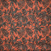Orange Monkey Fabric Jungle Silhouette Upholstery Drapery Material, Standard Cut
