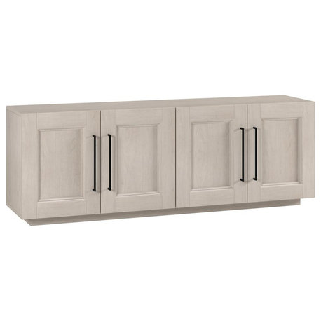 Merrimac Rectangular TV Stand for TV's up to 75 in Alder White
