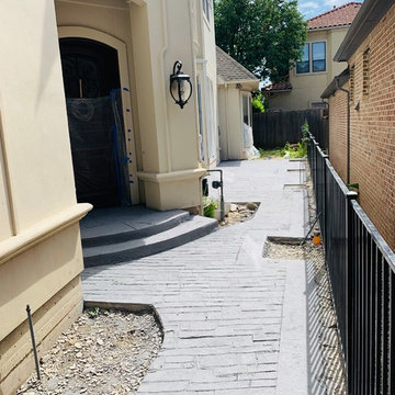 Stamped concrete Frisco , Tx - Progroup Construction