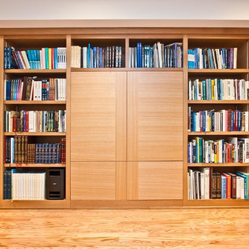 Entertainment Center: Rift Cut White Oak