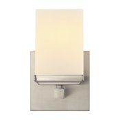 Narelle Brushed Nickel Bathroom Vanity Light, 1 Light