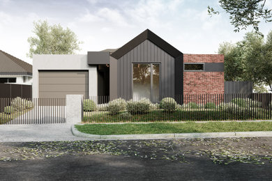 Inspiration for a contemporary exterior in Melbourne.