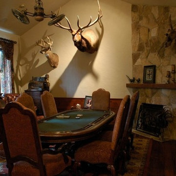 Traditional Custom Home 1 Poker Room