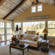 whitewashed ceiling