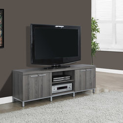 Mac Taupe Reclaimed-look TV Stand | modGSI - Entertainment Centers And Tv Stands