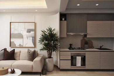 Example of a trendy kitchen design in Other