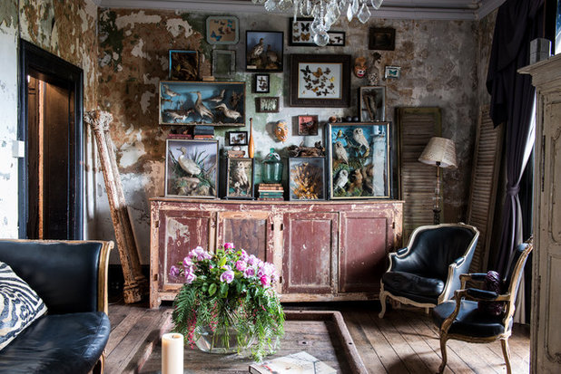 Eclectic Living Room by Ryan Linnegar Photography