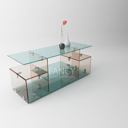 MORENA GLASS COFFE TABLE - Furniture
