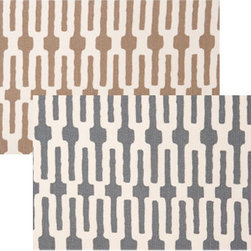 Slate/Taupe Link Accent Placemat - Dinnerware