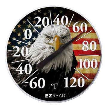 Headwind Consumer Products EZREAD Dial Thermometer, American Eagle 12.5"