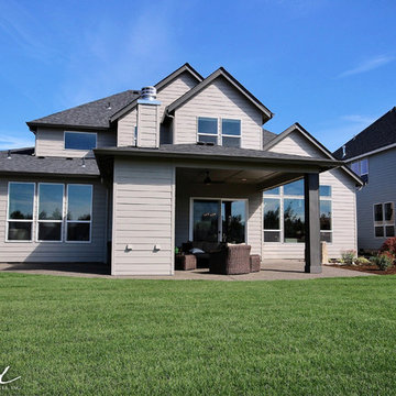 Rear Elevation - The Debonair - Multi-Story Cascade-Craftsman