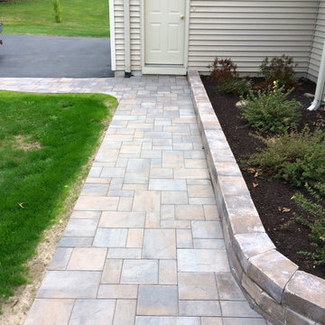 Brick Paver Sidewalk Installations