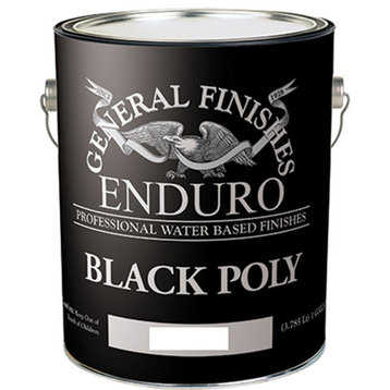General Finishes Water Based Black Poly Semi Gloss Gallon