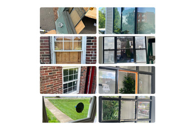 Glass replacement windows and doors