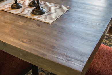Inspiration for a 1950s home design remodel in Denver