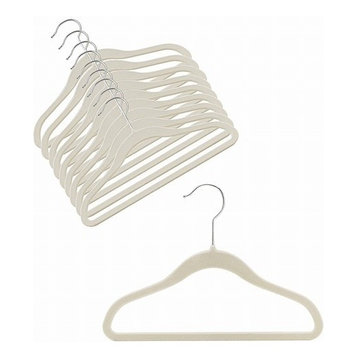 Children's Slim-Line Hanger, Linen, Set of 20