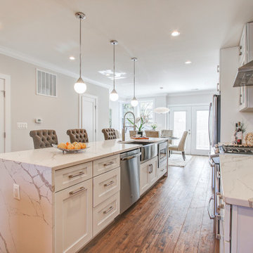 Kitchen Remodel With Cooking & Dinning Space,Cabinet Space With Sink, Buchanan
