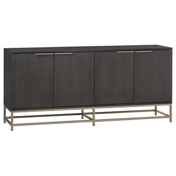 Rebel Sideboard, Large, Gold, Charcoal Gray