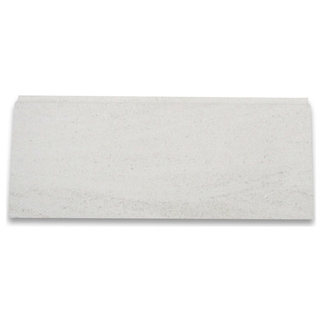 Golden Beach Moleanos Beige Limestone 5x12 Baseboard Molding Honed, 1 piece