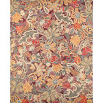 Company C - Floral Tapestry Wool Hand Tufted Rug, 8' X 10' - Inspired by a vintage 1800's fabric, we created our Floral Tapestry in a hand-tufted, plush loop pile with specially-dyed, wool yarns. The lavish floral pattern adds drama and dimension to any room decor. Made in India. GoodWeave certified.