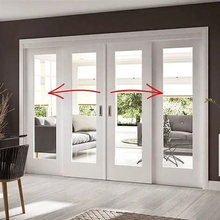 sliding doors to porch