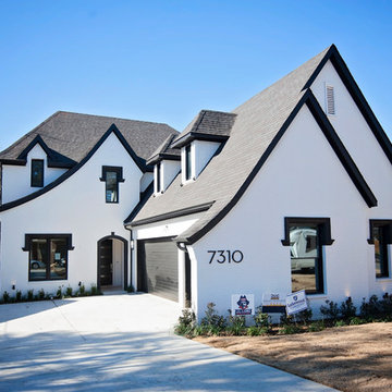 Custom Modern Tudor With Eclectic Interior