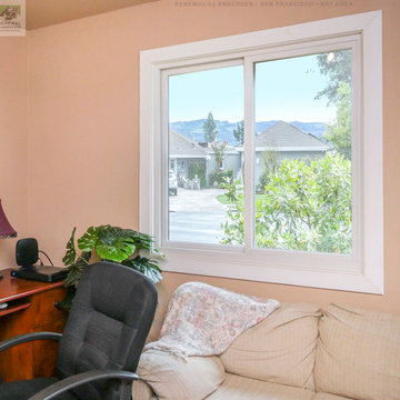 New Sliding Window in Lovely Den and Home Office - Renewal by Andersen Bay Area,