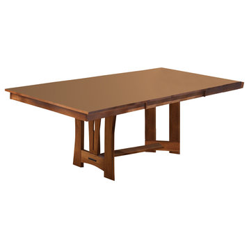 A-America Cattail Bungalow Trestle Table, Amber
