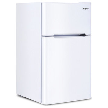 Costway  Refrigerator Small Freezer Compact 3.2 cu ft. Unit