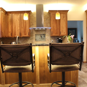 Door Style: Pendleton SP | Species: Hickory | Finish: Truffle