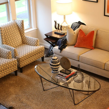 TBachelor Residence with Navy & Orange- Rose T. Bien-Aime