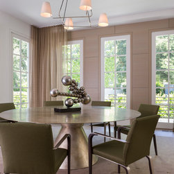Sculpted Steel Dining Tables - Dining Tables