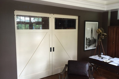 Example of a trendy home design design in Philadelphia