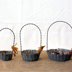 Round Wire Baskets, Set of 3 - Products
