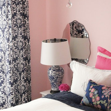 Preppy Chinoiserie Young Ladies Bedroom