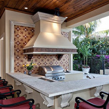 outdoor kitchen
