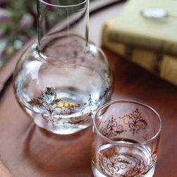 Golden Slumber Bedside Decanter & Glass - Cups And Glassware