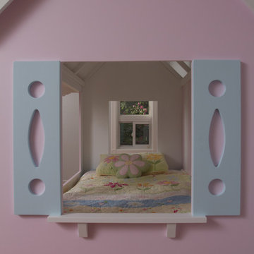 Decorative Window Sills on Child's Bed