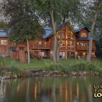 Lakeside Prow front Custom Lakehouse 4166AL by Golden Eagle