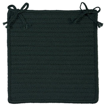 Simply Home Solid - Dark Green Chair Pad (set 4)