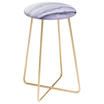 Deny Designs Monika Strigel Within The Tides Lilac Gray Counter Stool