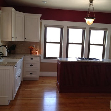 Schuler Cabinetry in Red and White Icing