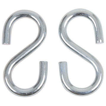 S-Hooks, Set of 2, 3"x5/16"