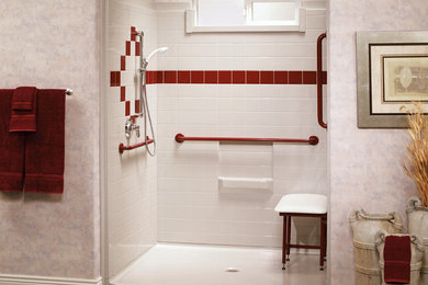 Inspiration for an eclectic bathroom remodel in Austin