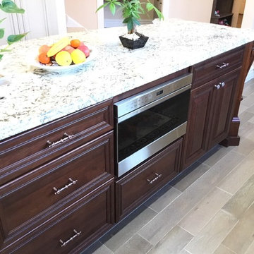Decora Kitchen Remodel - Avignon Maple Irish Crème and Cherry Arlington Espresso