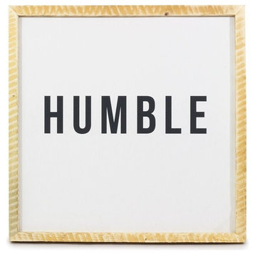 Framed Canvas Print "Humble", 24x24