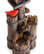 35" Tall Outdoor 3-Tier Birdhouse Water Fountain Yard Art Decor